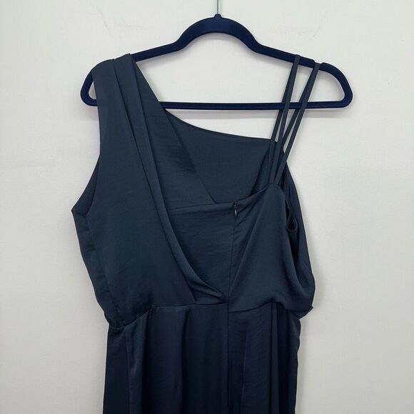 Reiss Women’s Ostia Navy Strappy Shoulder Maxi Dress - Picture 3 of 16